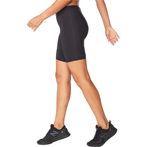 2022 2XU Womens Core Compression Shorts WA4176b - Black / Nero